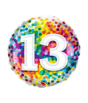 13th Birthday Balloon