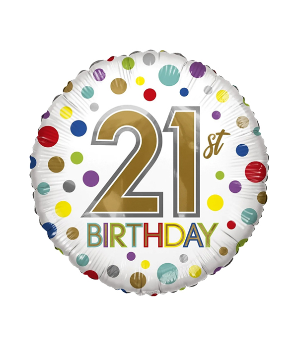 21st Birthday Balloon