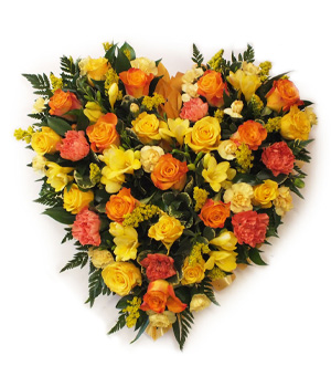 Orange and Lemon Heart