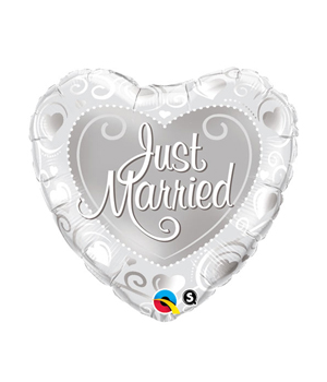 Just Married Balloon